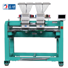 Industrial 2 head embroidery machine with price